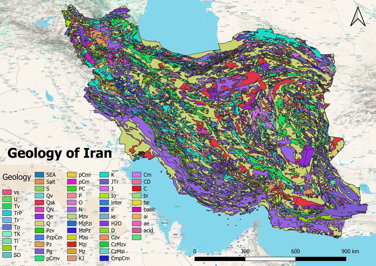 Geology of Iran