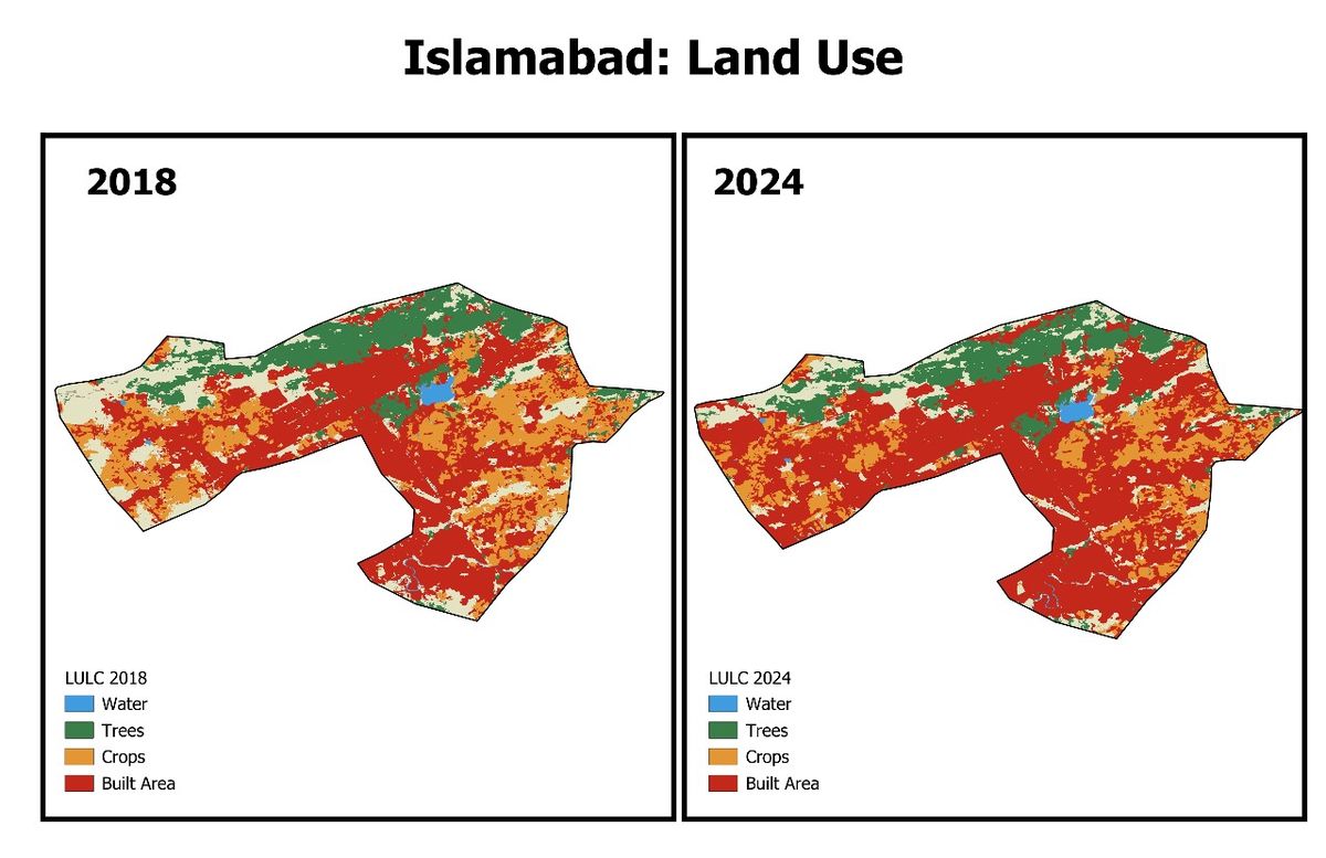 Islamabad land cover