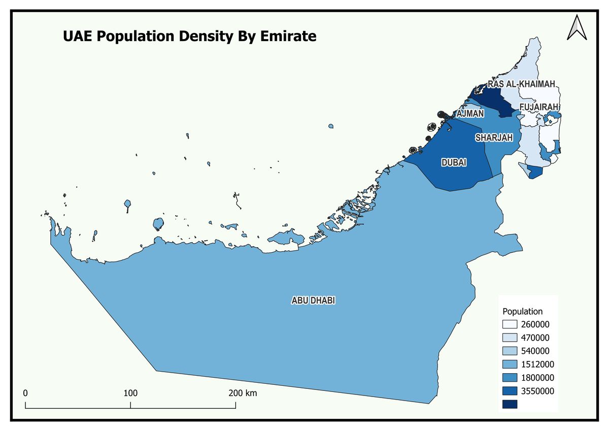 UAE population density